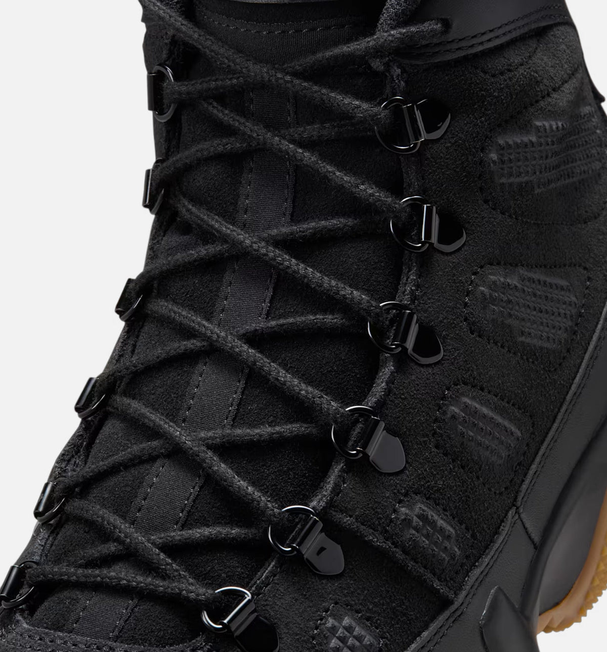 Air Jordan 9 Retro Men's Lifestyle Boots - Black / Gum / Light Brown