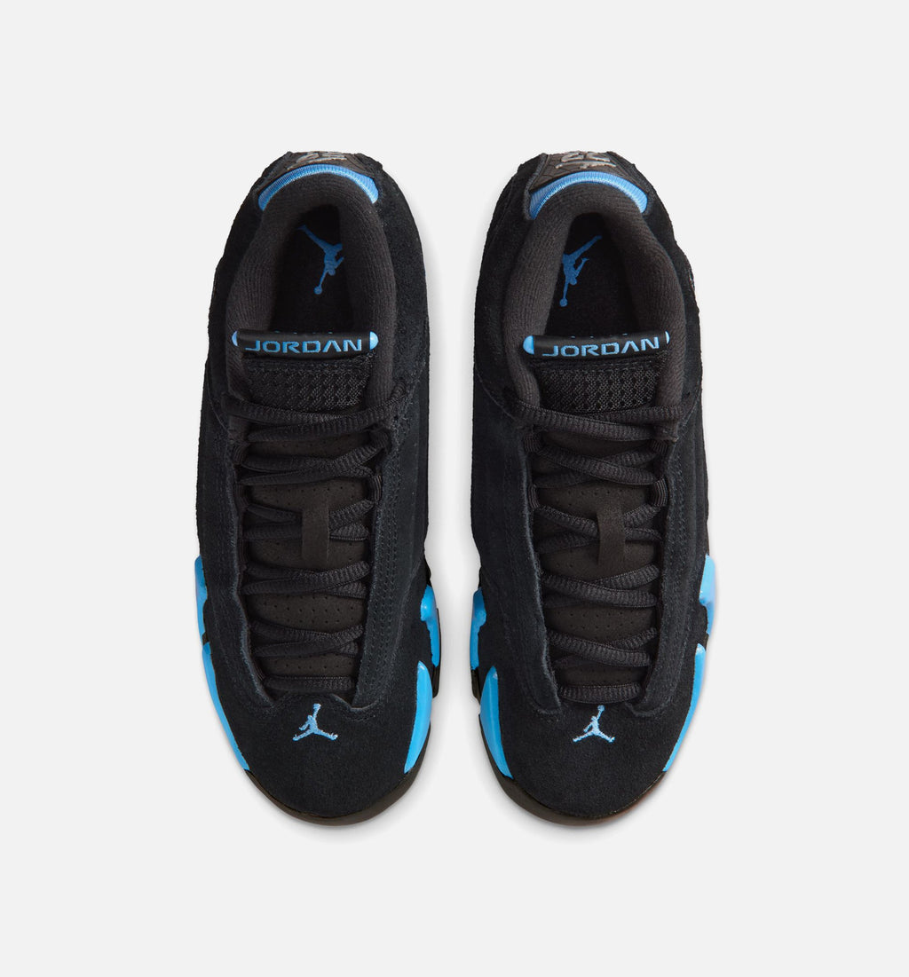 Air Jordan 14 Retro Black University Blue Grade School Sneakers