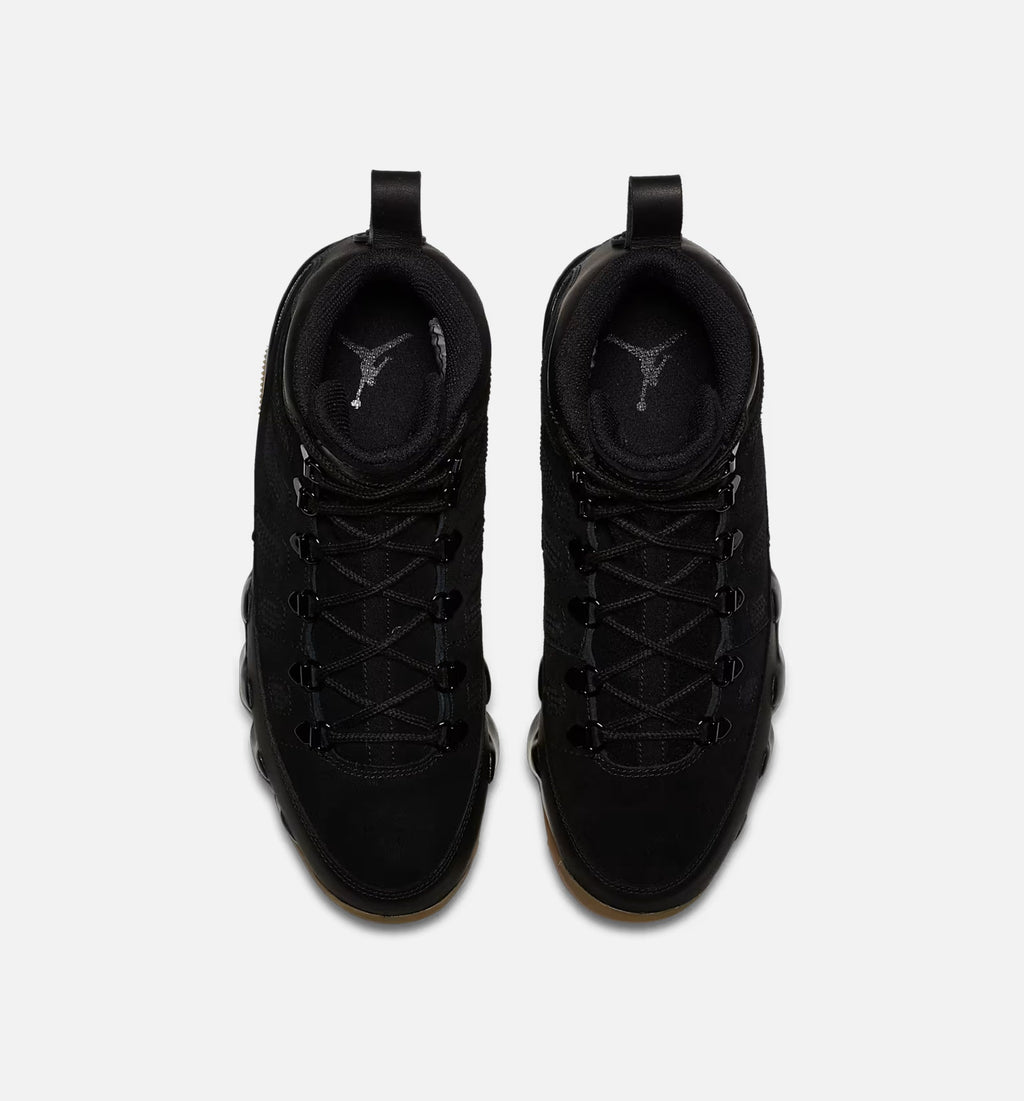 Air Jordan 9 Retro Men's Lifestyle Boots - Black / Gum / Light Brown