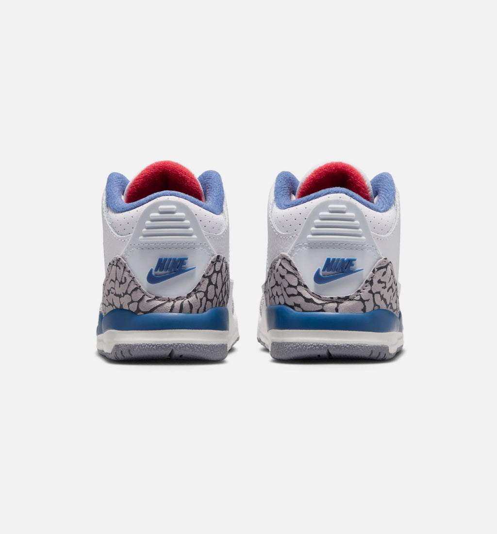 Air Jordan 3 Retro OG True Blue Infant & Toddler Sneakers