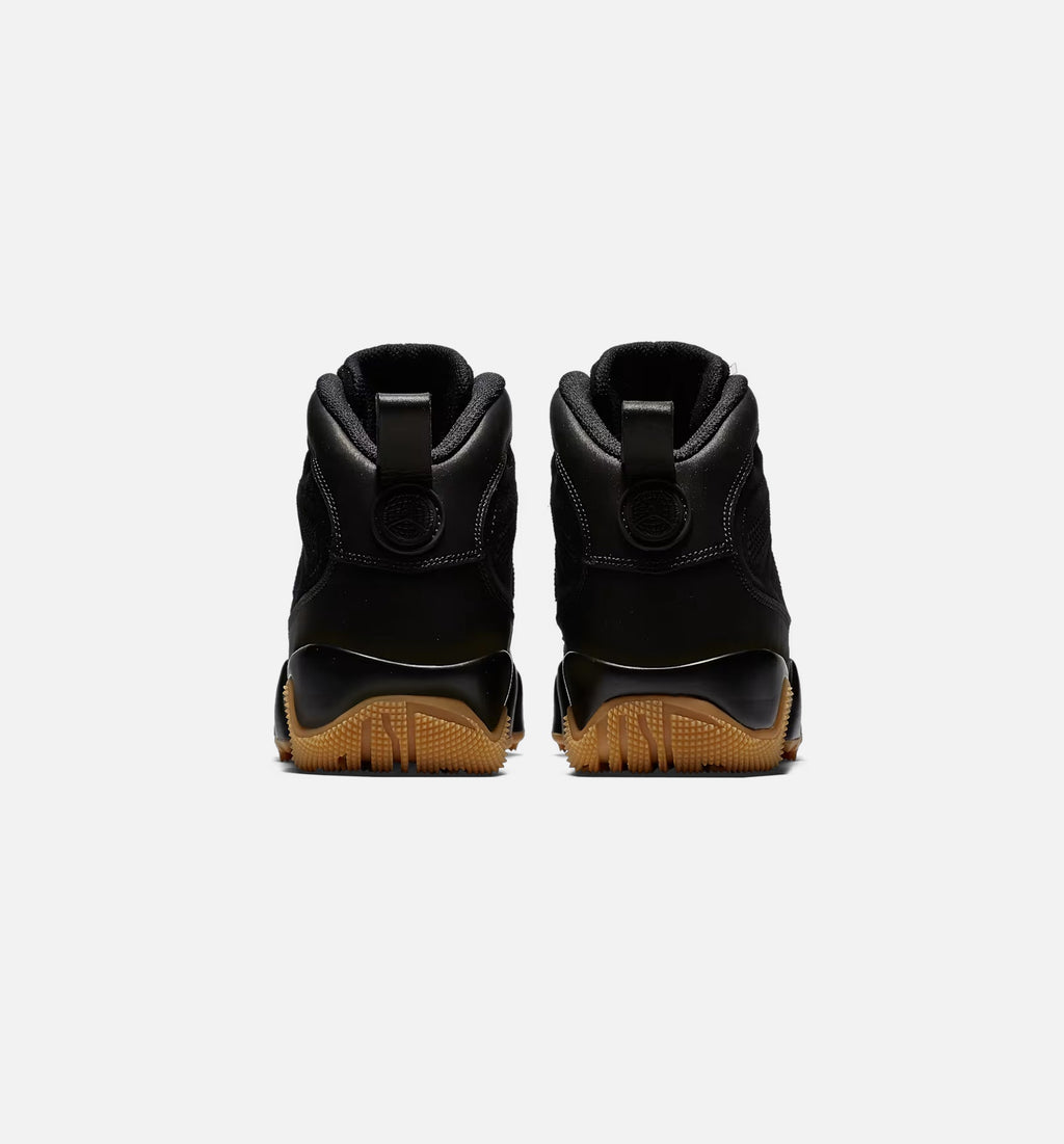 Air Jordan 9 Retro Men's Lifestyle Boots - Black / Gum / Light Brown