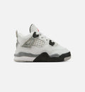 Air Jordan 4 Retro White Cement Infant & Toddler Sneakers