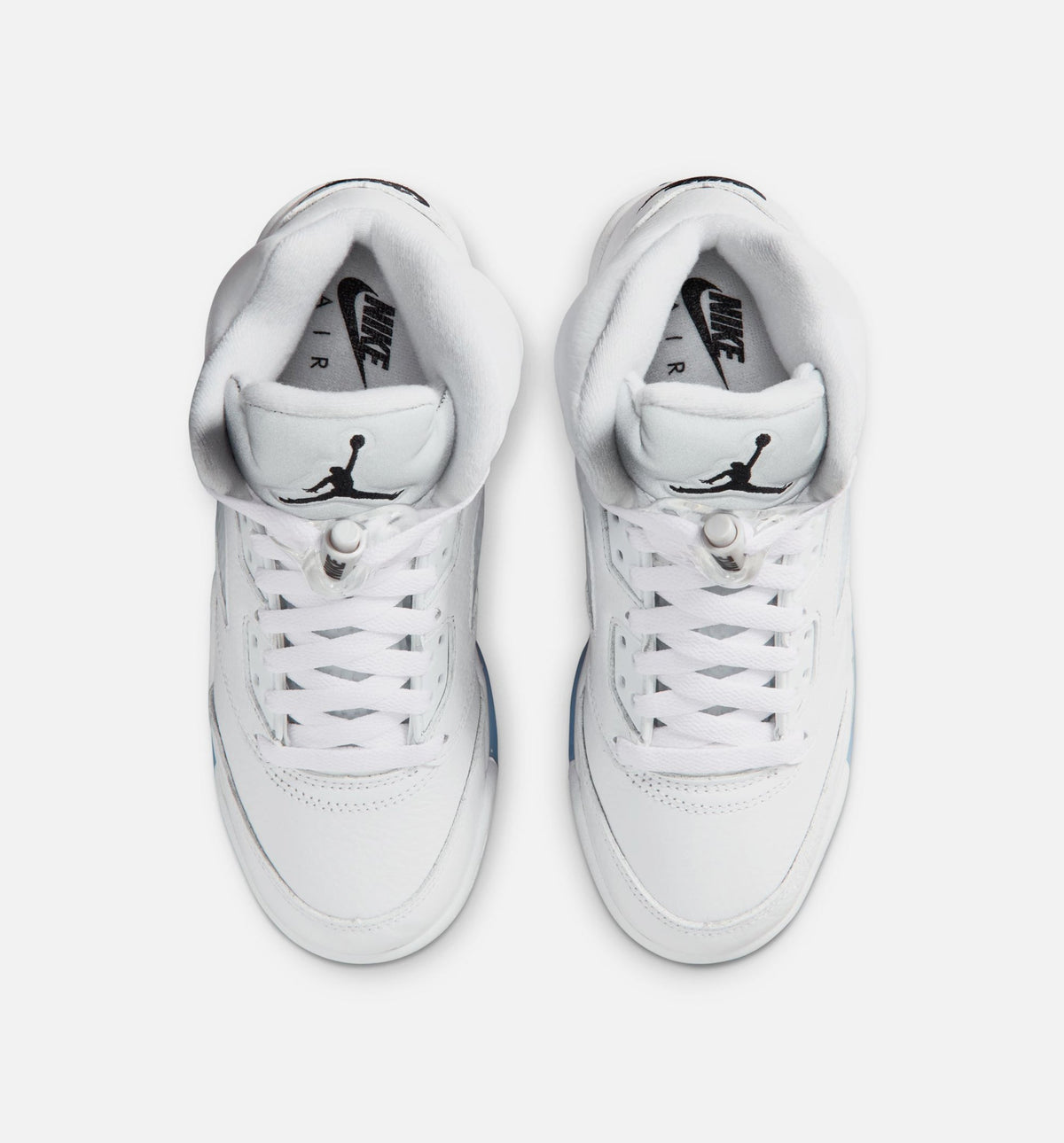 Air Jordan 5 Retro OG White Metallic Grade School Sneakers