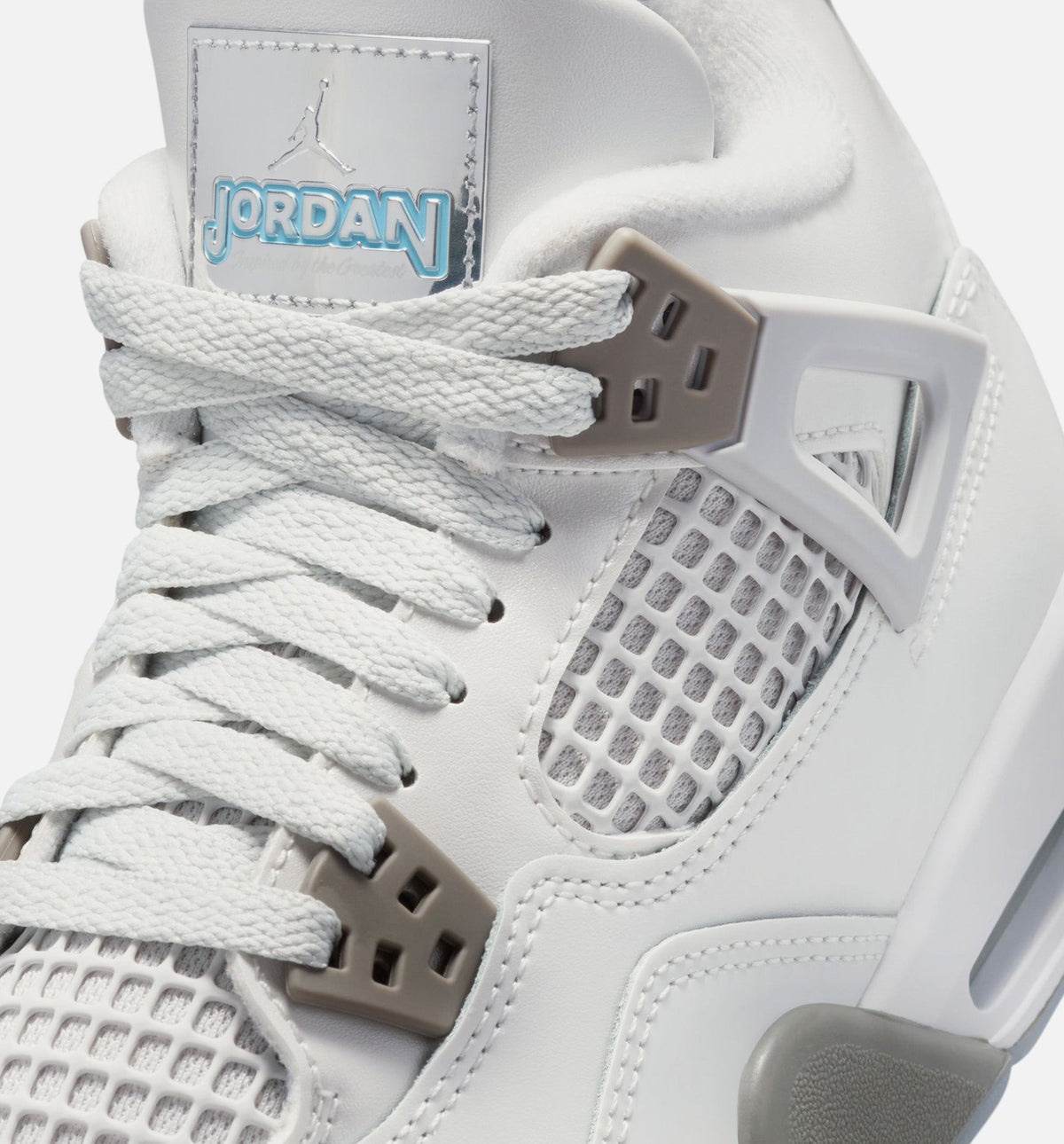Air Jordan 4 Retro Blue Chill Grade School Sneakers