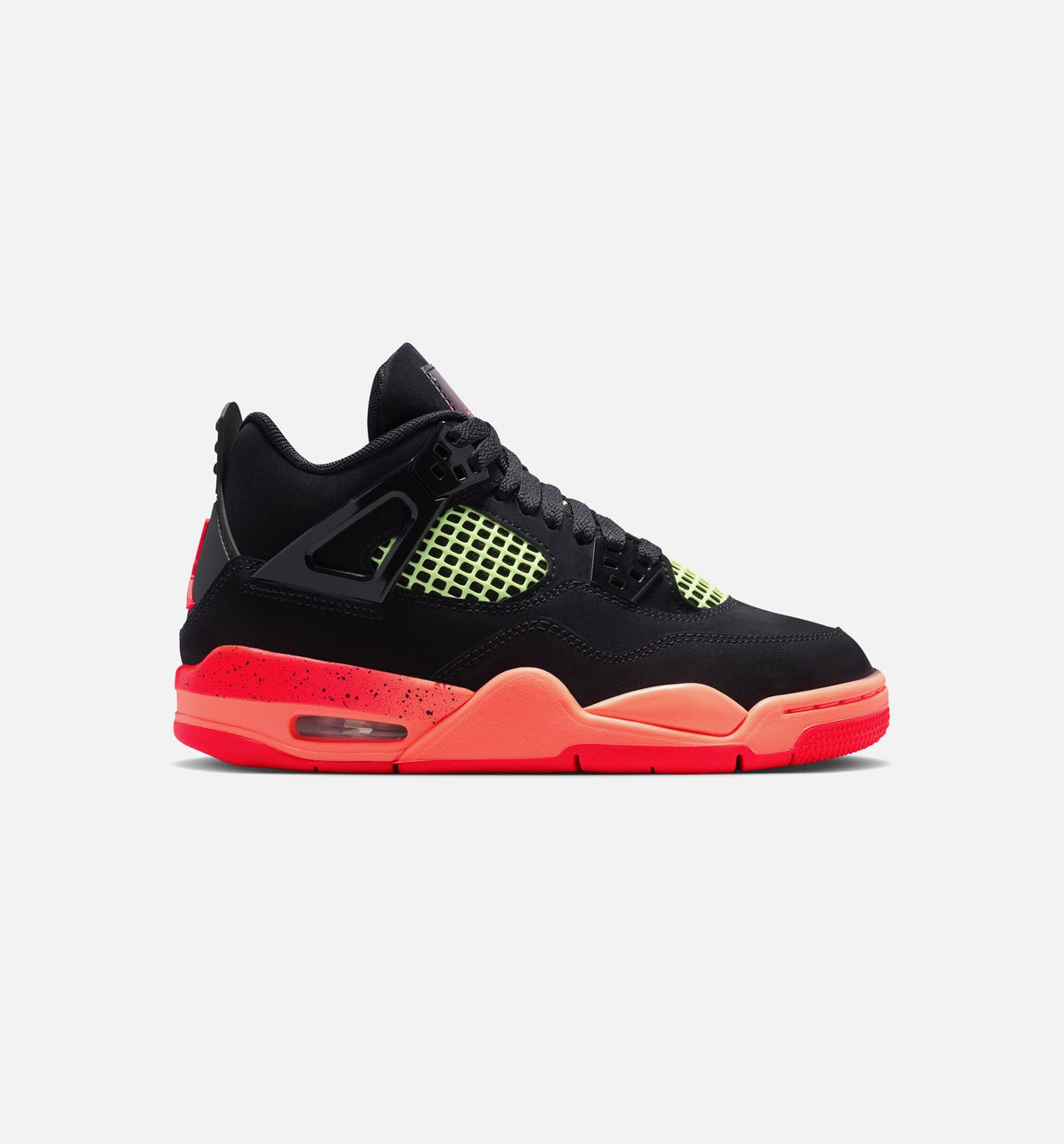 Air Jordan 4 Retro Black Infrared 23 Grade School Sneakers